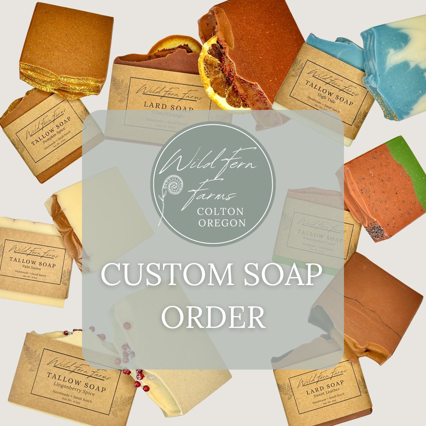 Custom Soap Order (15 Bar)