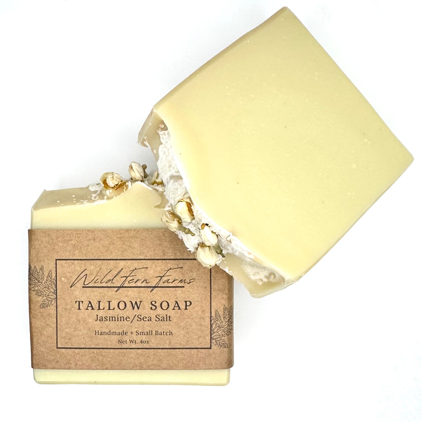 Tallow Soap; Jasmine/Sea Salt