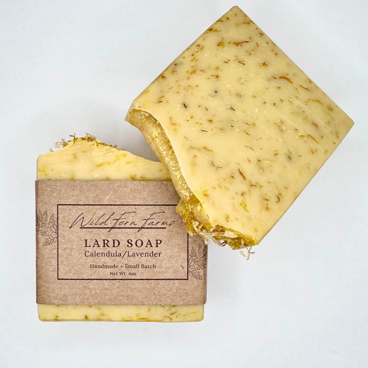 Lard Soap; Calendula/Lavender