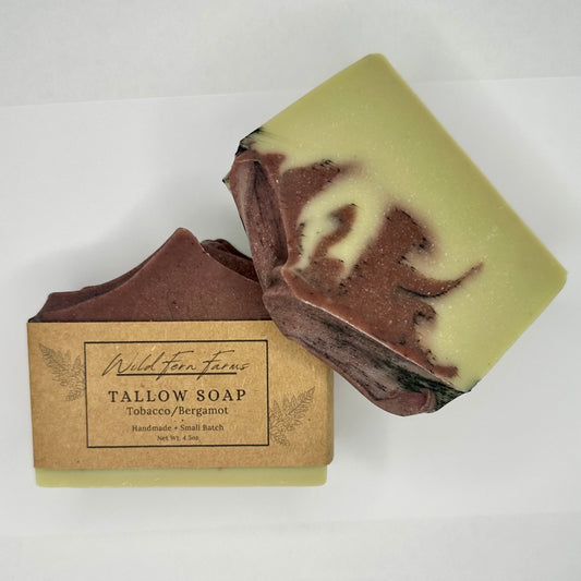 Tallow Soap; Tobacco/Bergamot