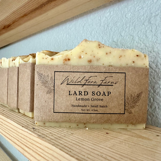 Lard Soap; Lemon Grove
